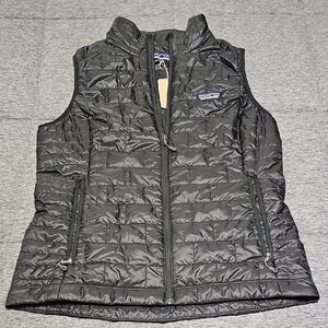 Patagonia Black Quilted Nano Puff Vest